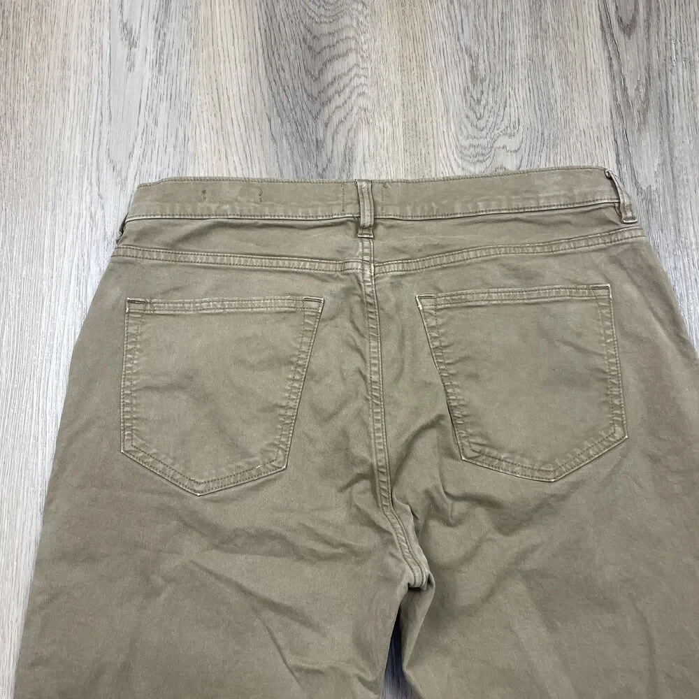 Flint and Tinder Pants Mens Khaki Slim Fit Stretch 5-Pocket Chino Twill Casual